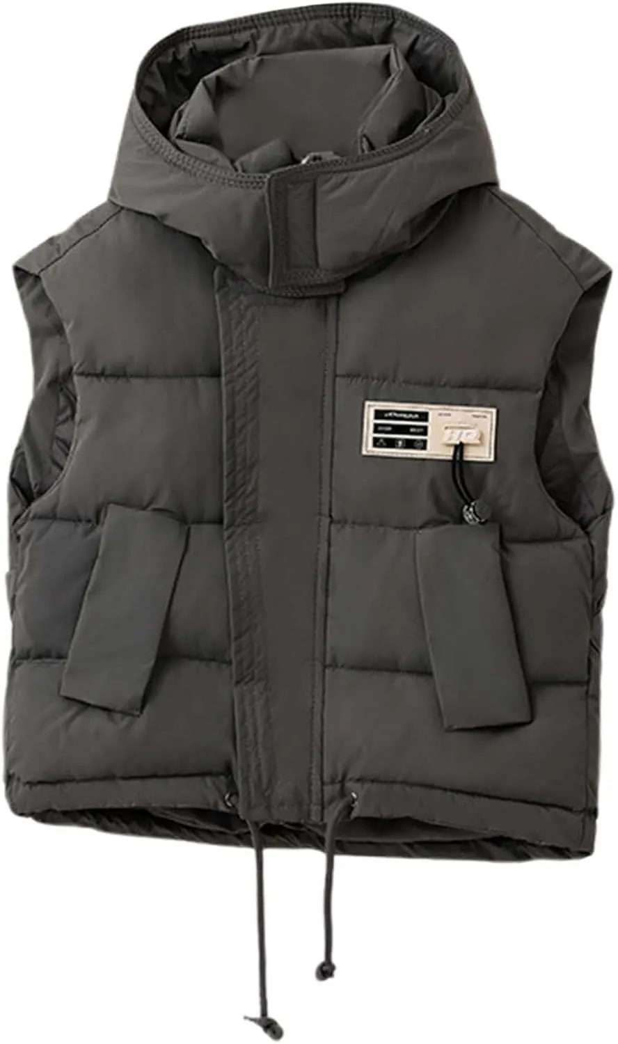 Boys Sleeveless Hooded Quilted Puffer Vest Lightweight Insulated Warm Winter Toddler Durable Casual Wear