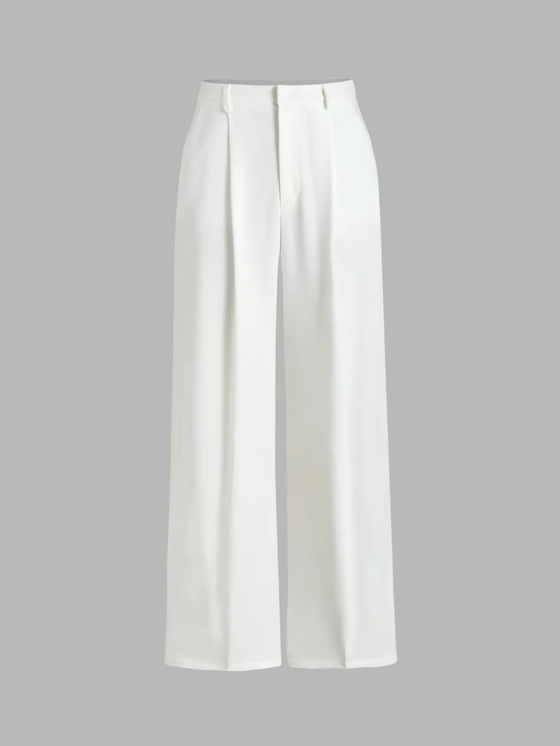 CIDER High Waist Pleated Wide Leg Pants