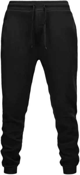 Men's Joggers Sweatpants Athletic Yoga Pants Casual Loose Fit Running Sweat Pant with Elastic Waistband Drawstring