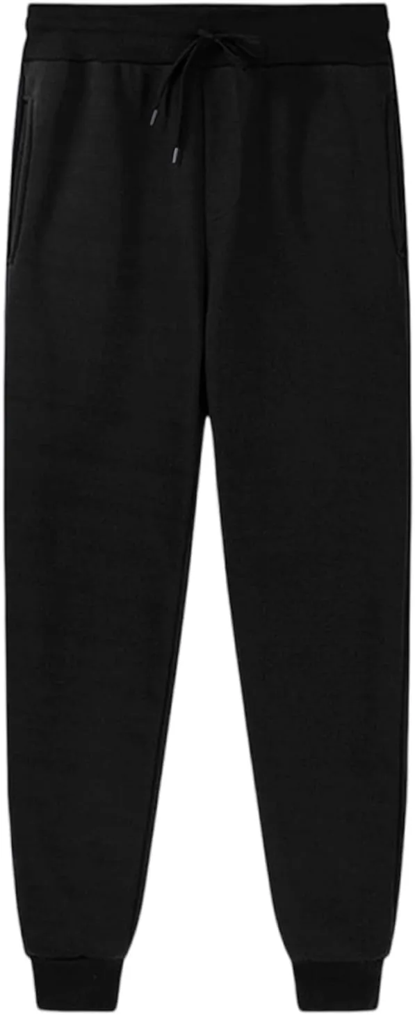 Men's Joggers Sweatpants Athletic Yoga Pants Casual Loose Fit Running Sweat Pant with Elastic Waistband Drawstring