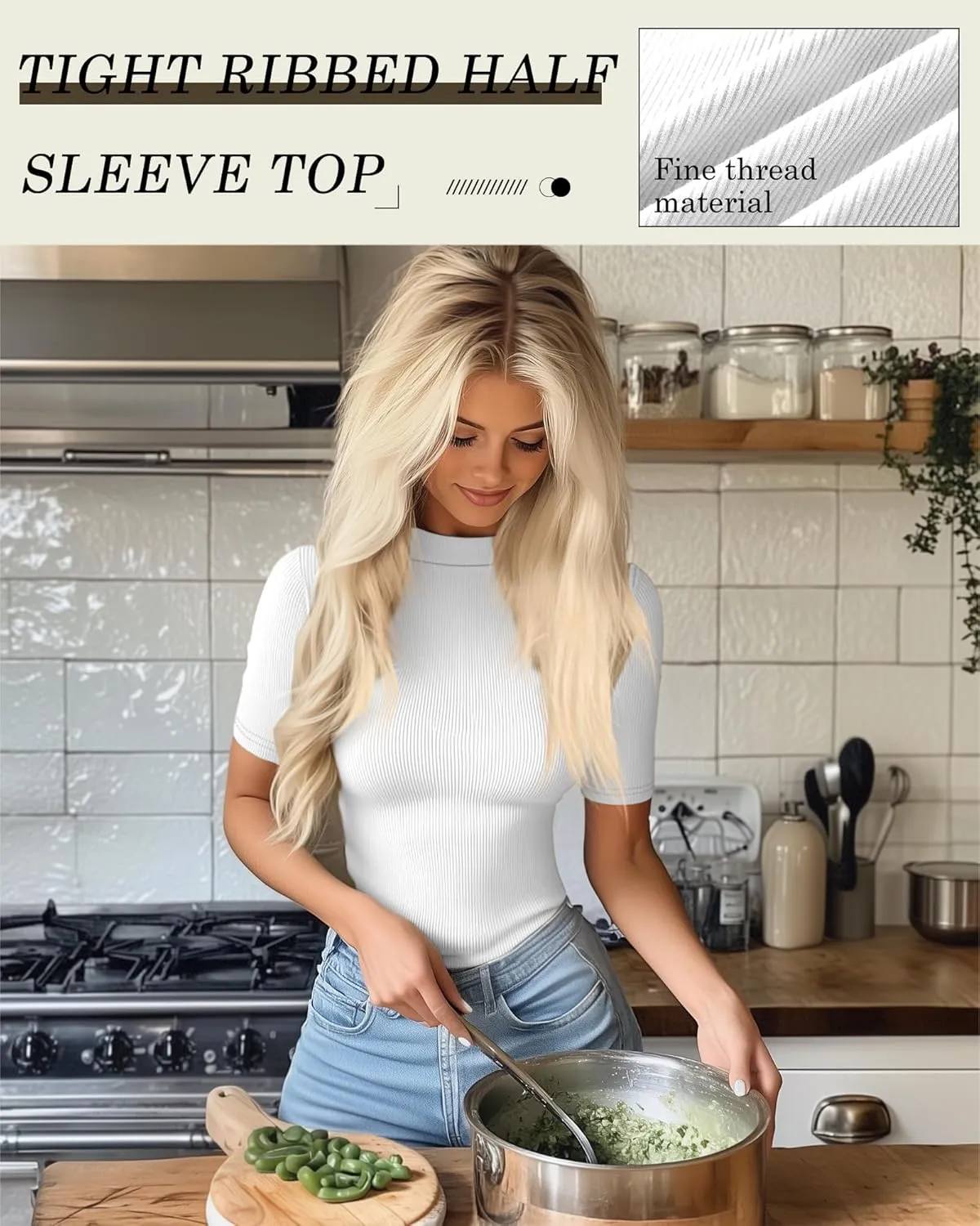 Neer 3 Pack Women's Mock Turtleneck Tops, Short Sleeve Ribbed Shirts Tight Mock Neck Tops Business Casual Basic Tees