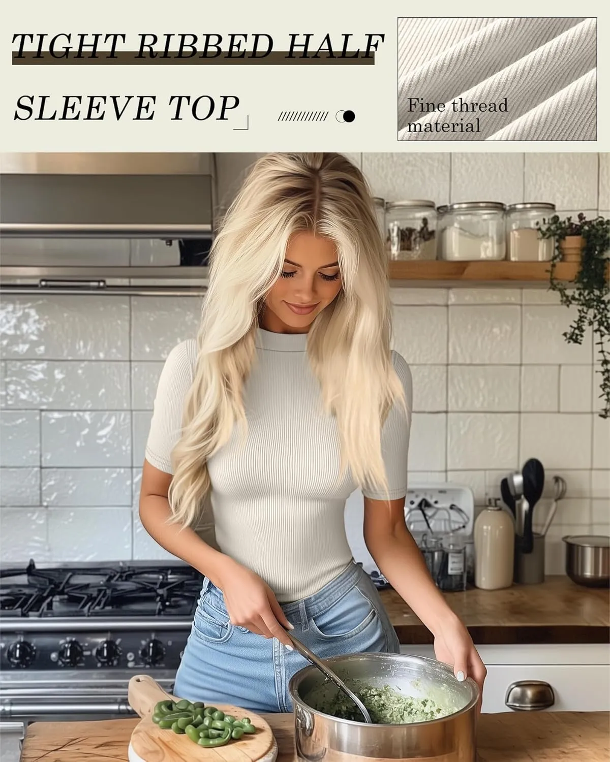Neer 3 Pack Women's Mock Turtleneck Tops, Short Sleeve Ribbed Shirts Tight Mock Neck Tops Business Casual Basic Tees