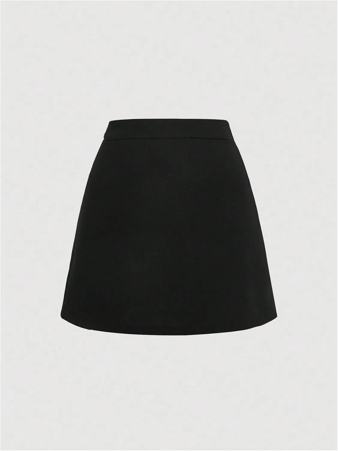 SweatyRocks Women's Bow Front Mini Skirts High Waist Wrap A Line Asymmetrical Short Skirt