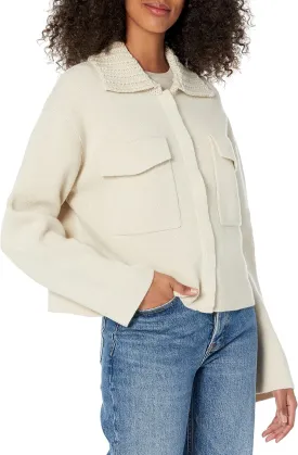 Theory Women's Knit Trucker Jacket
