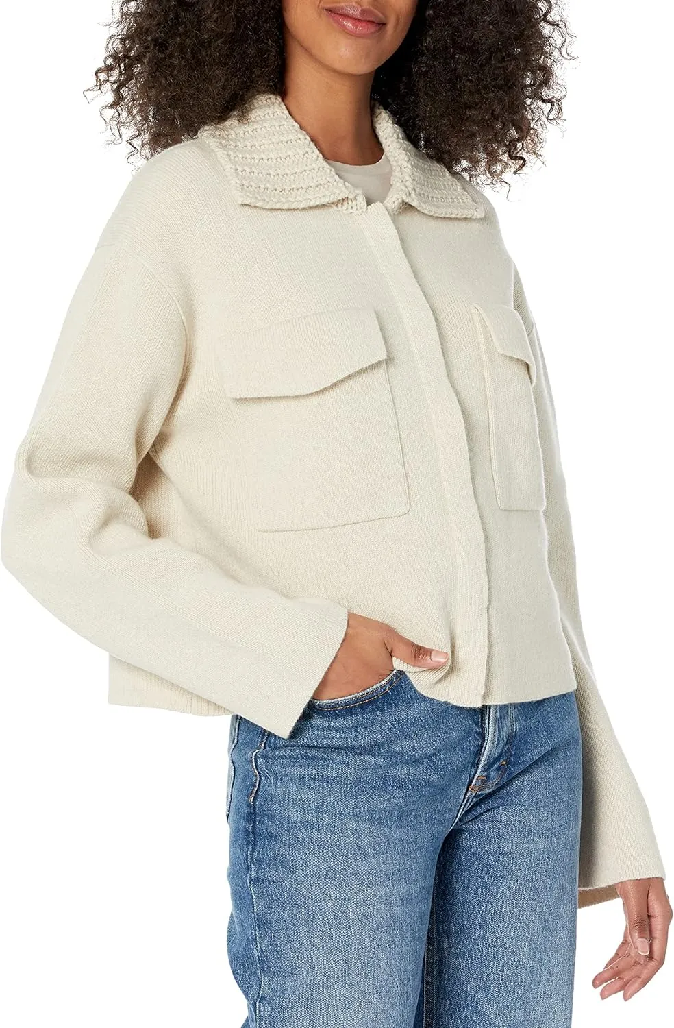 Theory Women's Knit Trucker Jacket