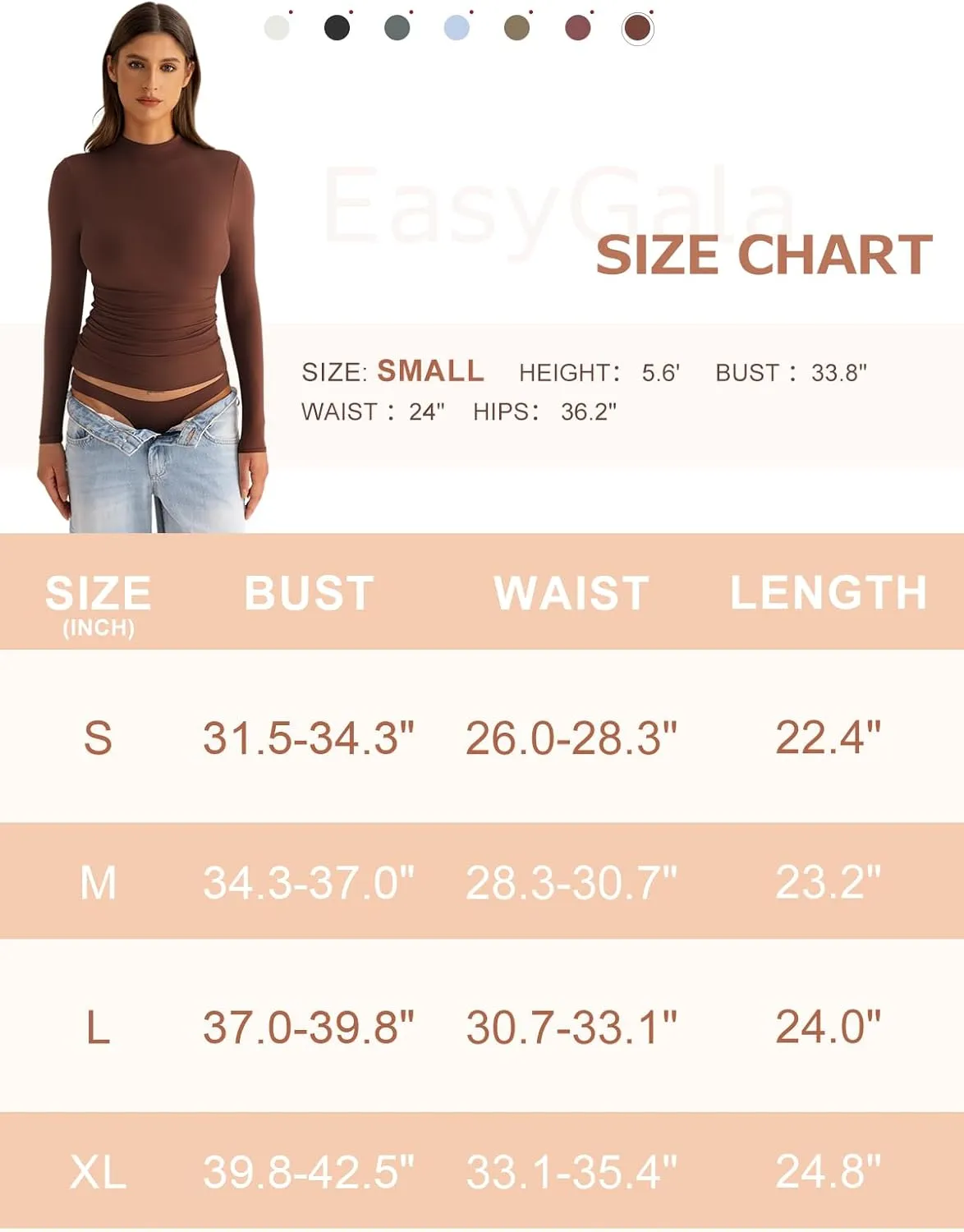 Womens Mock Neck Long Sleeve Shirts Ruched Double Lined Top Fit Tight Turtleneck Tee Spring Fall Clothes 2025
